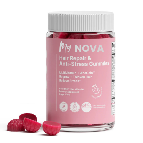 Gummies anti-stress et repousse de cheveux